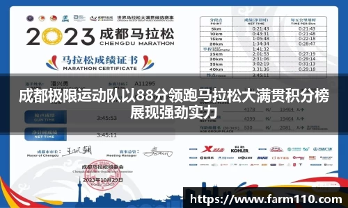 成都极限运动队以88分领跑马拉松大满贯积分榜展现强劲实力